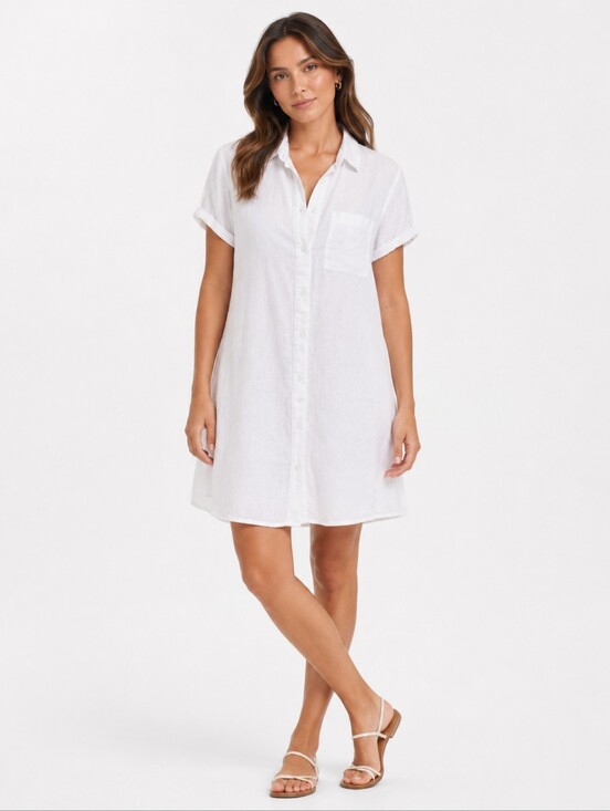 Joe Fresh Dresses & Skirts - Joe Fresh Button Up Dress | S | White